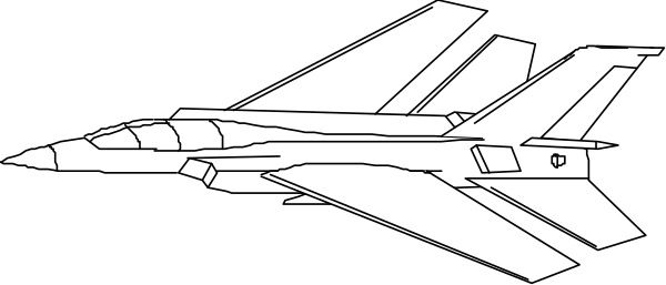 The black and white silhouette of a plane with its landing gear down against an unidentified background.