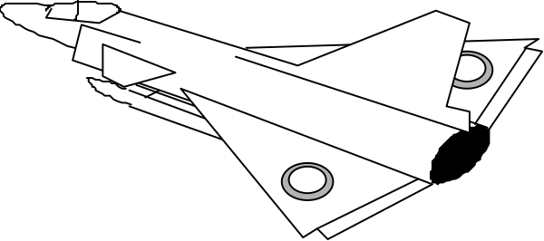 The black and white illustration shows a group of airplanes flying together against an unseen sky background with no other discernible details visible in this small clip-art image.