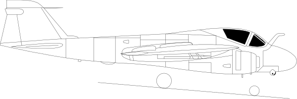 The image shows a black and white illustration of an airplane with its landing gear down on what appears to be runway tarmac at nighttime.