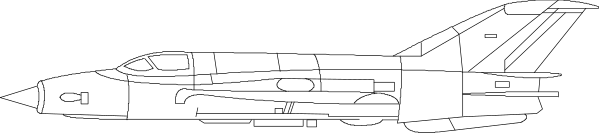 The image shows a gray background with two black lines that appear to be part of an object resembling a stylized letter "m" on its side.