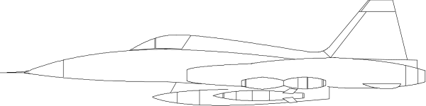 The image shows a black silhouette of an animal with two horns on its head against a grey background.