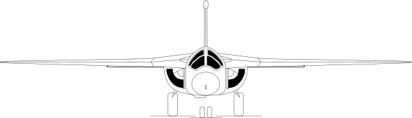 The image shows a model airplane with its landing gear down on an untextured surface that resembles runway markings against a plain background.