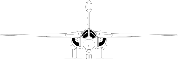 The black and white illustration shows a model airplane with two propellers on top of its wings flying against an open sky background.