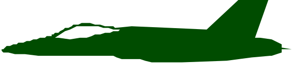 The image shows a green airplane flying over an urban landscape with buildings visible below it against a gray sky background.