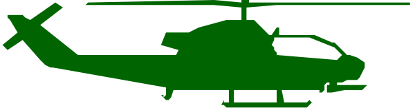The image shows a helicopter flying over an area with trees at nighttime.