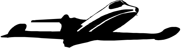 The image shows a black car driving on an overpass with gray sky above it during daylight hours.
