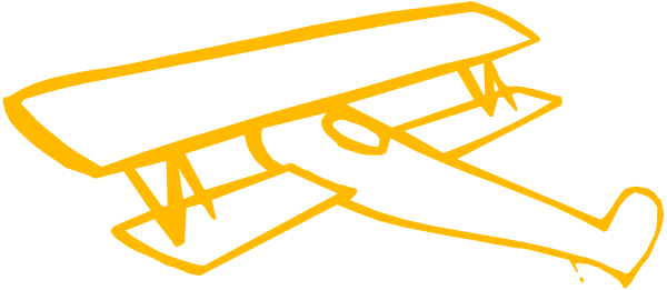 The image shows a cartoon of an airplane with wings spread out on top of it next to another plane that is flying away from view in front of them both.