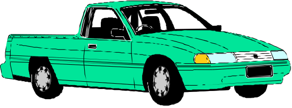 The image shows two green cars parked next to each other on a street with no visible textures indicating an urban environment.