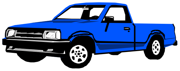 The image shows two cars parked side by side on a street at night with their headlights off; there is no text present in this clip-art illustration.