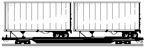 The black and white photo shows a train with multiple cars on tracks against an indistinct background.