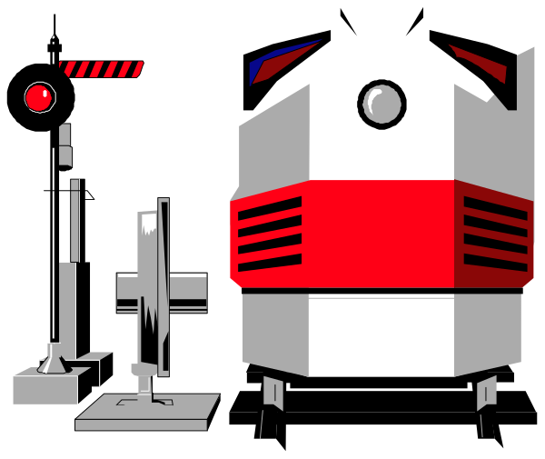 The image shows a pixelated illustration of an alien spacecraft with various equipment around it on what appears to be a dark background.