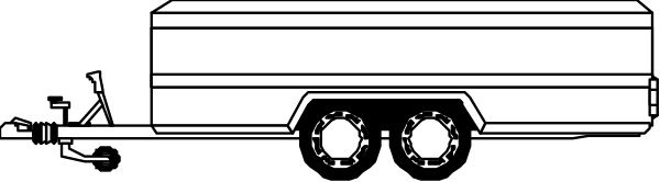 The black and white photo shows a train on tracks with two cars behind it.