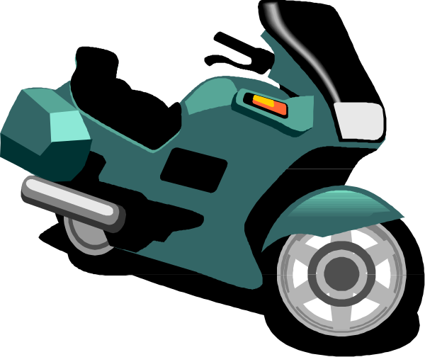 The image shows a green motorcycle with an attached sidecar parked on what appears to be a street at nighttime.