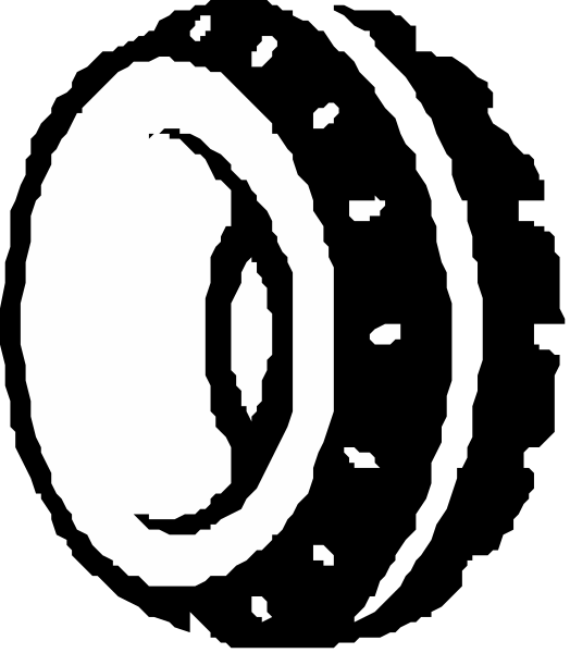 The black and white logo of a company with an eye symbol inside it on top of another circle shape that could be interpreted as a stylized globe or target.