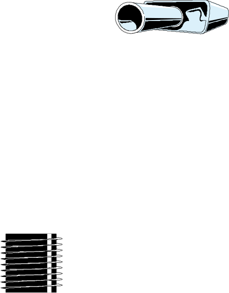 The black and white photo shows a rifle with two barrels pointing upwards against an indistinct background that appears to be darkened for dramatic effect.