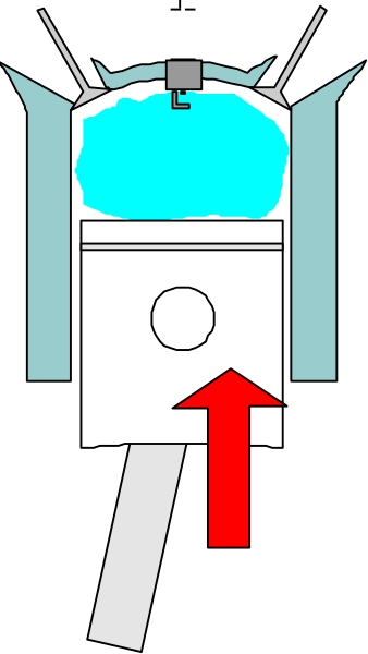 The image shows a cartoon of an ice cream truck with its door open on top against a blue sky background; there is no person in sight within this frame.