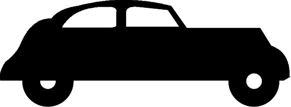 The image shows a car with two visible wheels on top of each other against an indistinct background that appears to be dark grey in color.
