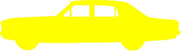 The image shows a yellow car on top of another vehicle with an open door, set against a dark background that resembles nighttime.