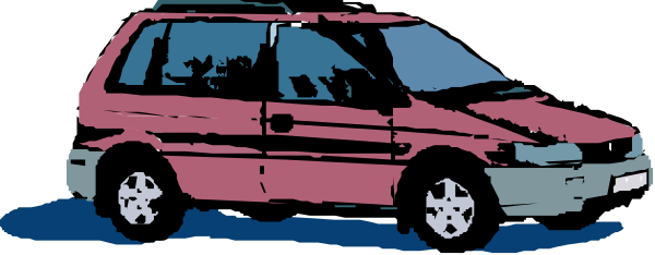 The image shows a red car parked on an unseen surface with no visible license plate.