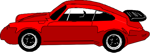 The image shows a red sports car with its hood up parked next to another identical vehicle on what appears to be an asphalt surface at nighttime under clear skies.