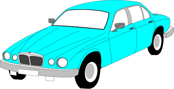 The image shows two cars on a road with no visible background details; there is also an icon of a car at top left corner that appears to be stylized in blue coloring.