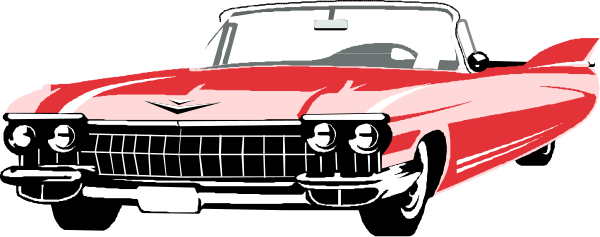 The image shows two classic cars parked side by side against a dark background with no other visible elements.