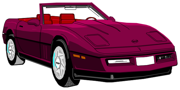 The image shows two pink sports cars parked side by side against a dark background with white wheels on both vehicles.