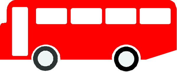 The image shows a red double decker bus with white wheels on it against an indistinct background.