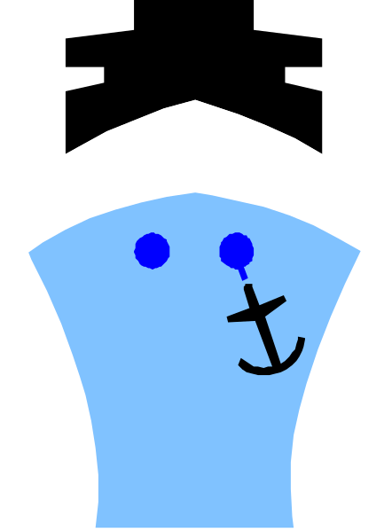 The image shows a cartoon of an ice cream cone with eyes drawn on it wearing what appears to be nurse's attire including a white cap and blue scrubs; there is also a cross symbol above its head, suggesting medical theme.