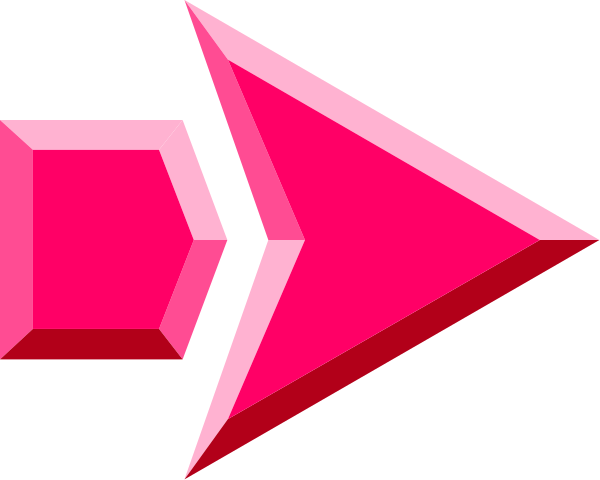 The image shows a red arrow pointing to an icon of a play button with two arrows forming its shape on what appears to be a computer screen background.