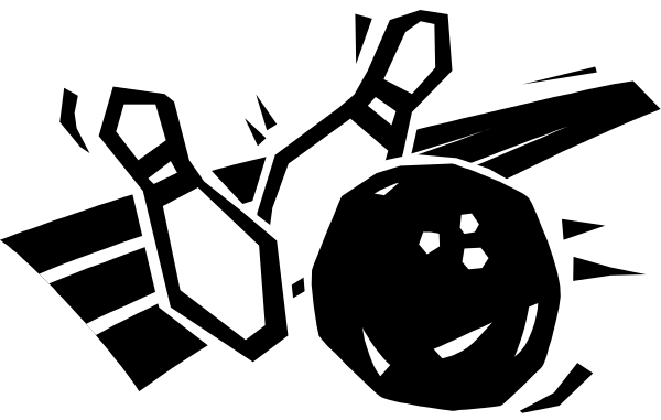 The black and white image shows a cartoon of an apple with two leaves on top next to what appears to be a small creature resembling a molecule structure in front of it.