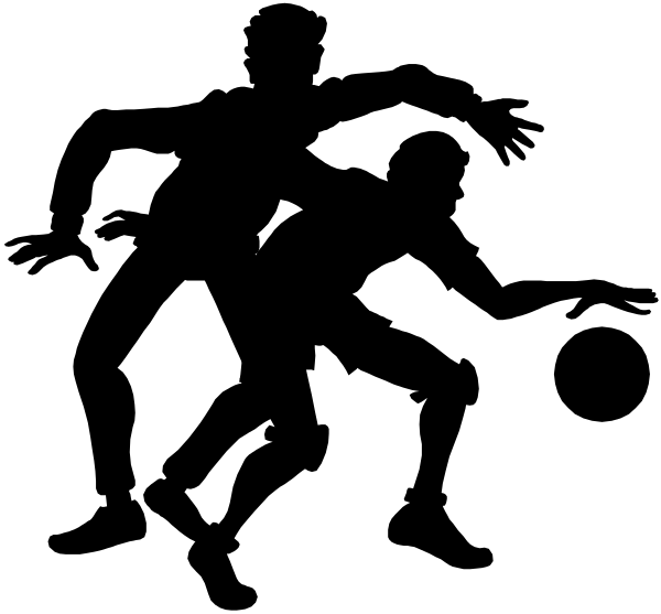 The black and white photo shows a simple geometric design with two rectangles connected by lines forming an 'x' shape on top of each other against a dark background.
