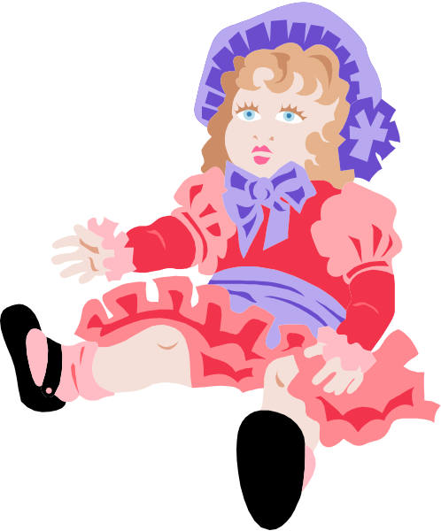 The illustration depicts a young child sitting on an adult's lap with blue eyes looking upwards towards something off-frame.
