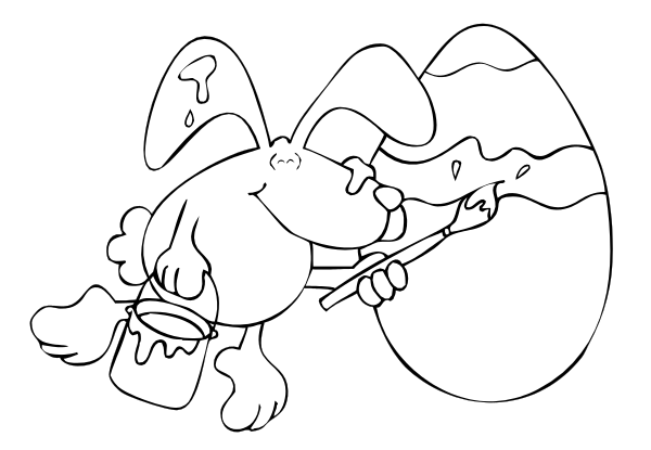 The image shows a cartoon of an anthropomorphic dog character with wings standing next to a bucket filled with water on top of what appears to be a fish tank.