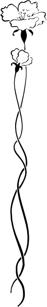 The image shows a black and white pixelated representation of two birds flying side by side with trees below them against an overcast sky background.