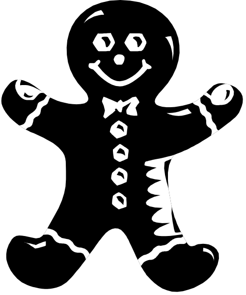 The black and white silhouette of a cartoon character with exaggerated facial features standing on two legs against an abstract background.