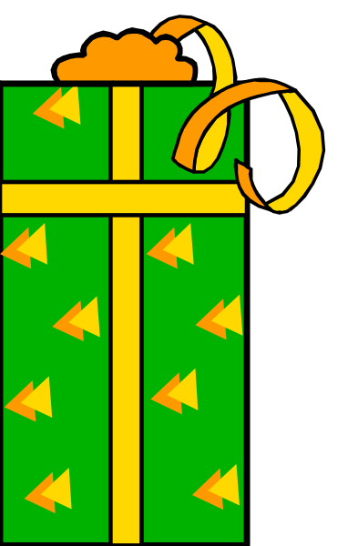 The image shows a stylized graphic of an Easter cross with four triangular shapes at its base resembling pine cones on either side against a dark background.