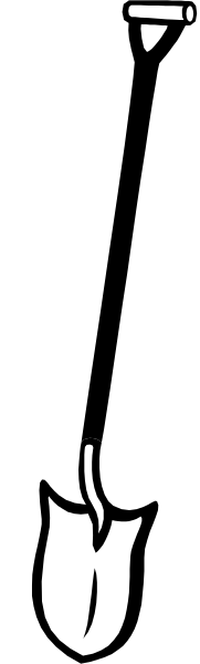 The image shows a black and white photo of two figures standing next to each other with their backs facing forward; there is no text present in this clip-art image.