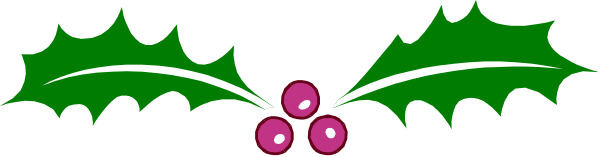 The image shows a Christmas wreath with red berries on top of it against a gray background.