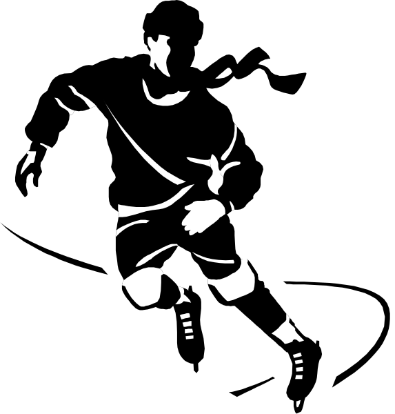 The black and white silhouette of a person playing soccer on an outdoor field at night with stars above them.