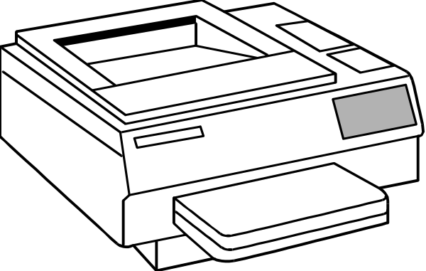 The black and white illustration shows a classic video game console with its lid open to reveal cartridges inside, placed on top of what appears to be an old-fashioned television set that has two knobs visible in front.