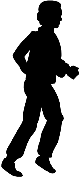 The image shows a simple black background with two white lines intersecting at an angle near each other on top of it.