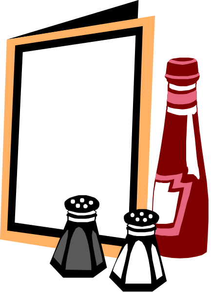 The illustration shows a framed blank whiteboard with two bottles of ketchup standing next to it on what appears to be an outdoor surface at nighttime; there is also a small figure that resembles a person in front of the board, and another smaller figure nearby holding up a sign.