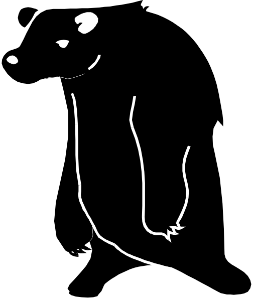 The black and white silhouette of a person sitting down with their legs crossed at an angle over each other.