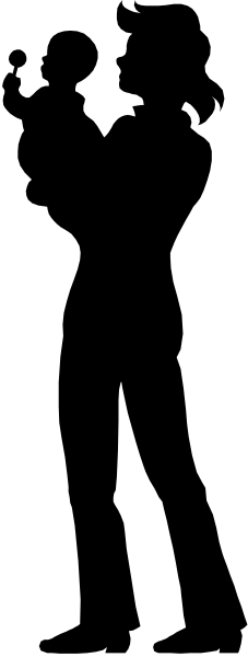 The image shows a gray background with two black lines running vertically down it on either side of what appears to be an abstract figure in white at the bottom center.