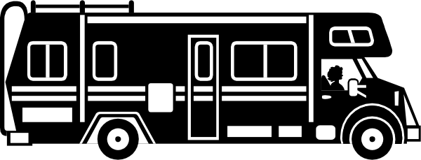 The black and white illustration shows a fire truck with its ladder extended on top of it parked next to an ambulance in front of what appears to be a building during nighttime.
