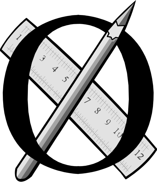 The black and white graphic features a ruler with numbers on it placed next to an airplane wing that has been cut out of its body.