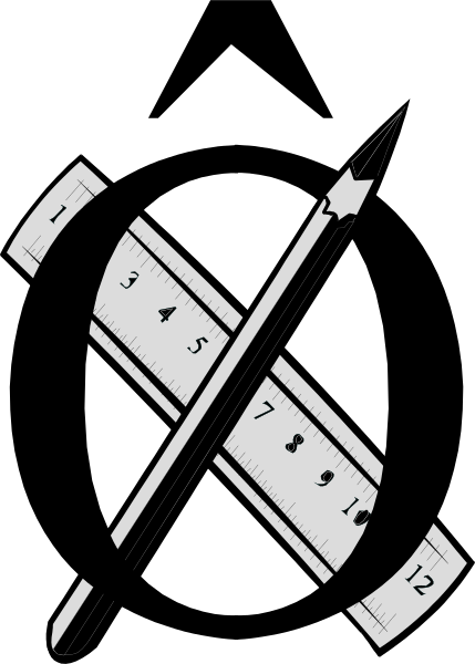 The black and white illustration shows a clock with numbers 1 through 6 on its face placed over an airplane wing silhouette in flight against a dark background. There is no text present within this image, but there appears to be some sort of symbol or emblem at the bottom right corner that resembles a shield-like design containing what seems like two crossed swords and possibly other elements not clearly visible due to its small size.