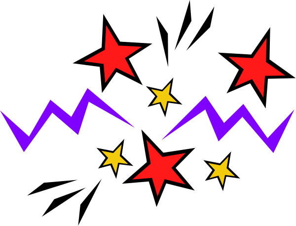 The image shows a black background with colorful stars of various sizes scattered across it at different angles; there is also an upward-trending line in purple that resembles waves or hills on this backdrop, giving the impression of movement and progression from left to right.