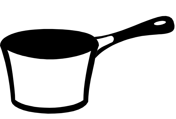 The black and white picture shows a bucket with an object inside it on top of what appears to be a surface that could represent water due to its shape resembling ripples in liquid form.